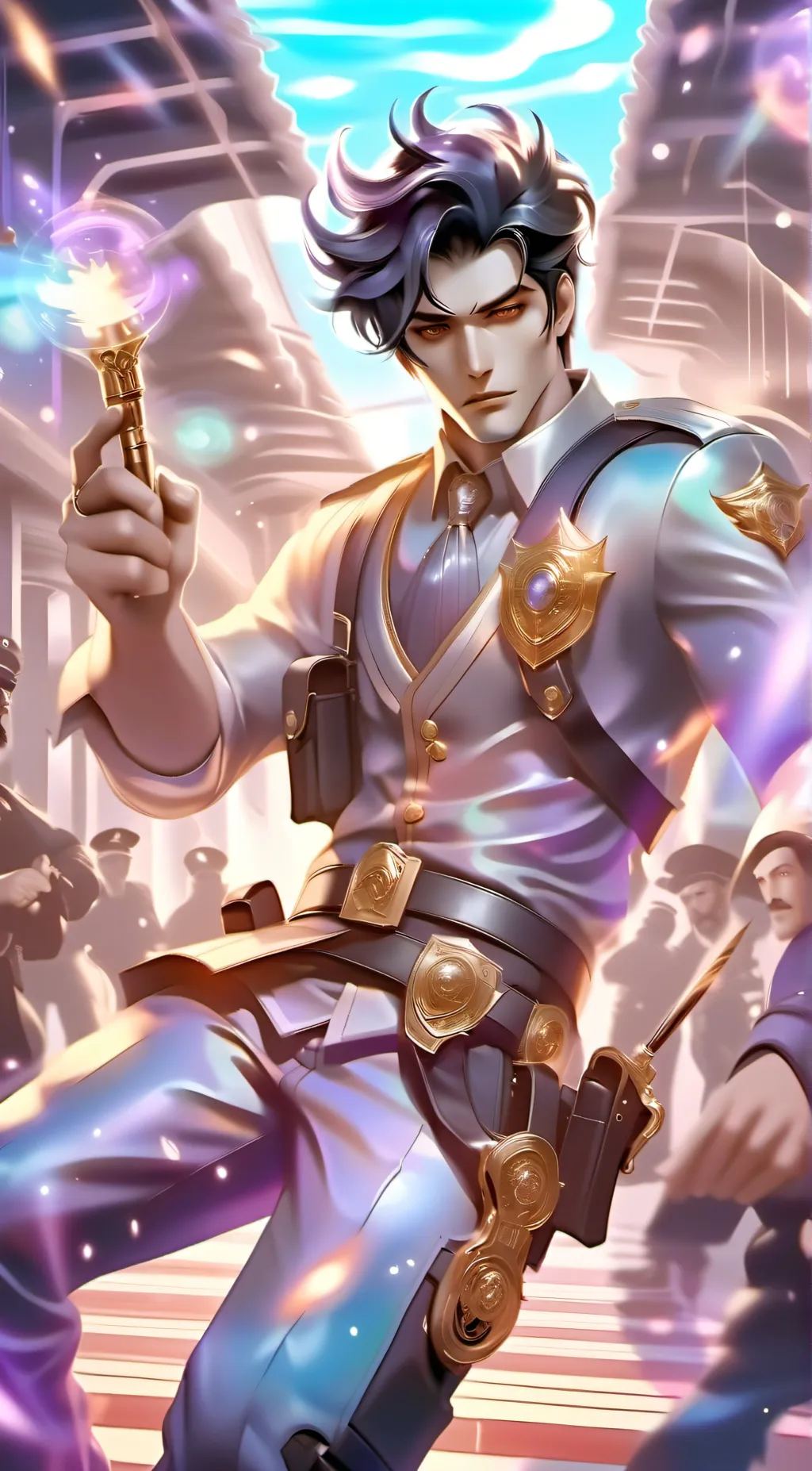 ai character: Police Jake background