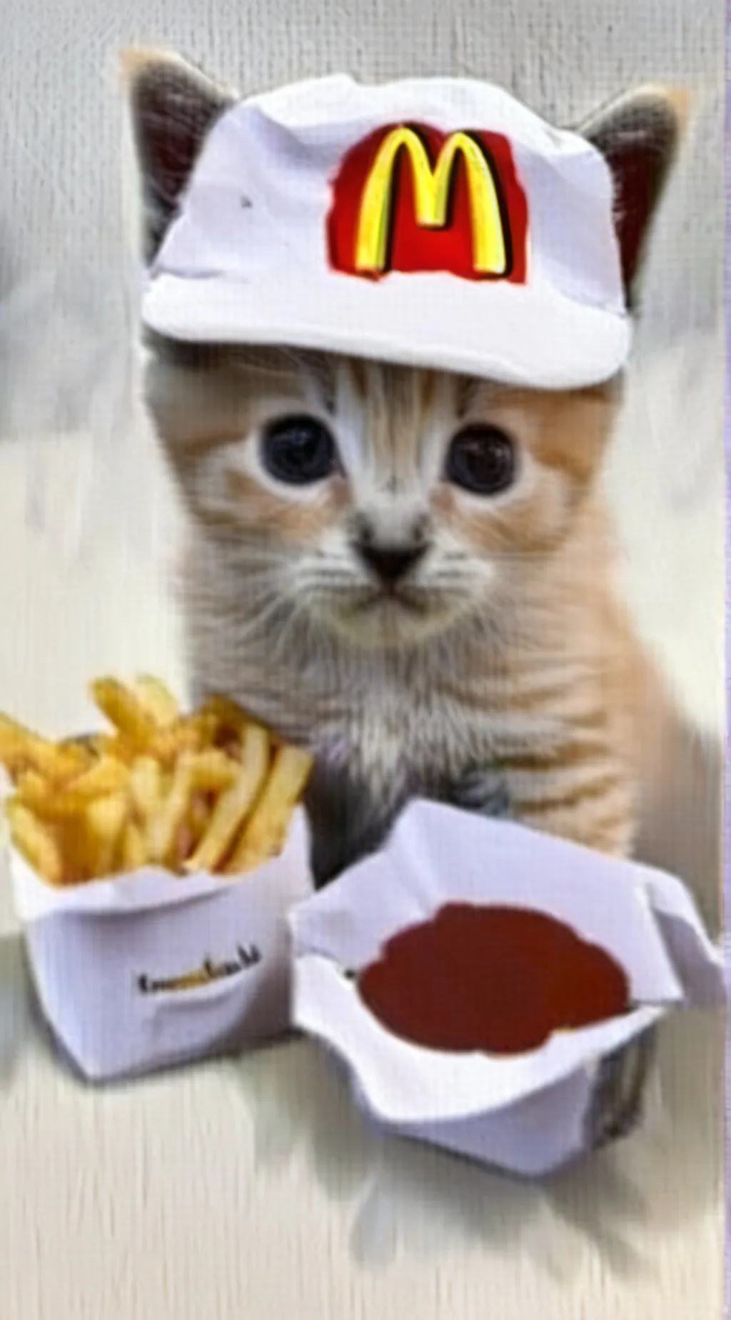 ai character: McDonald's Worker  background