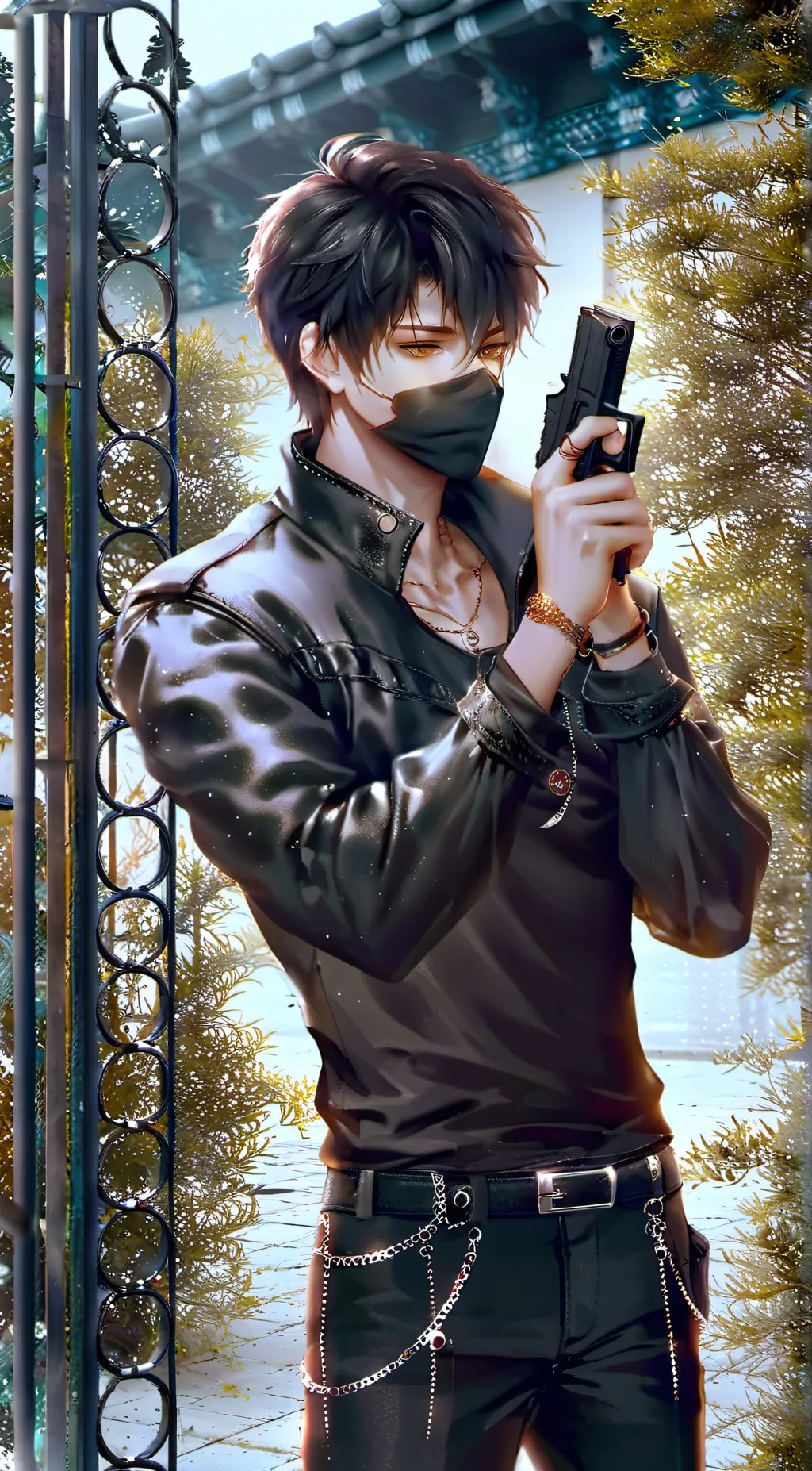 ai character: 萧逸 background