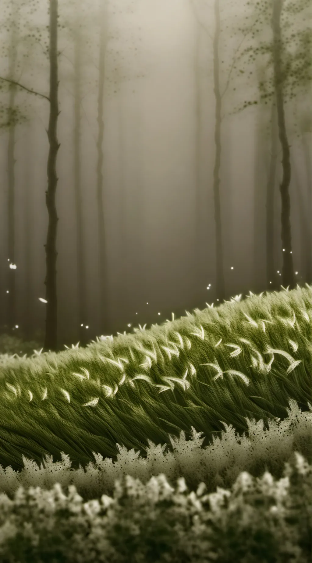 ai character: Grass background