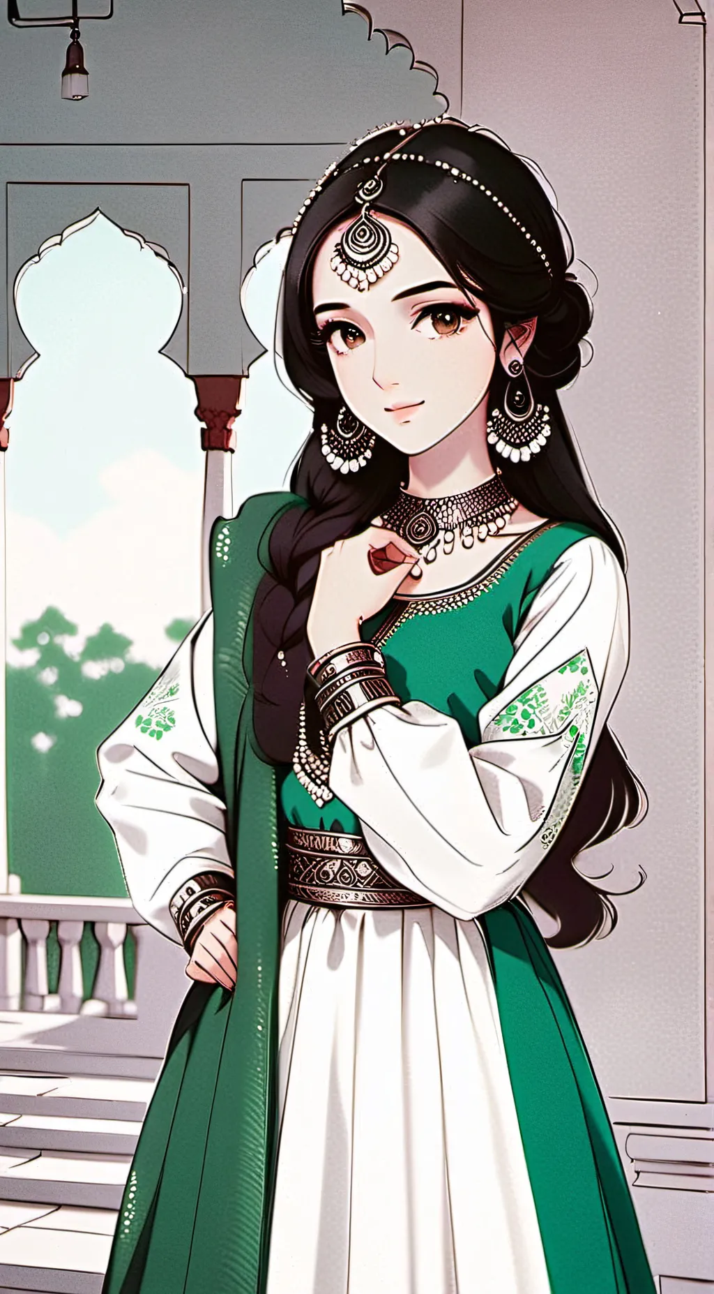 ai character: Huraima Kashif background
