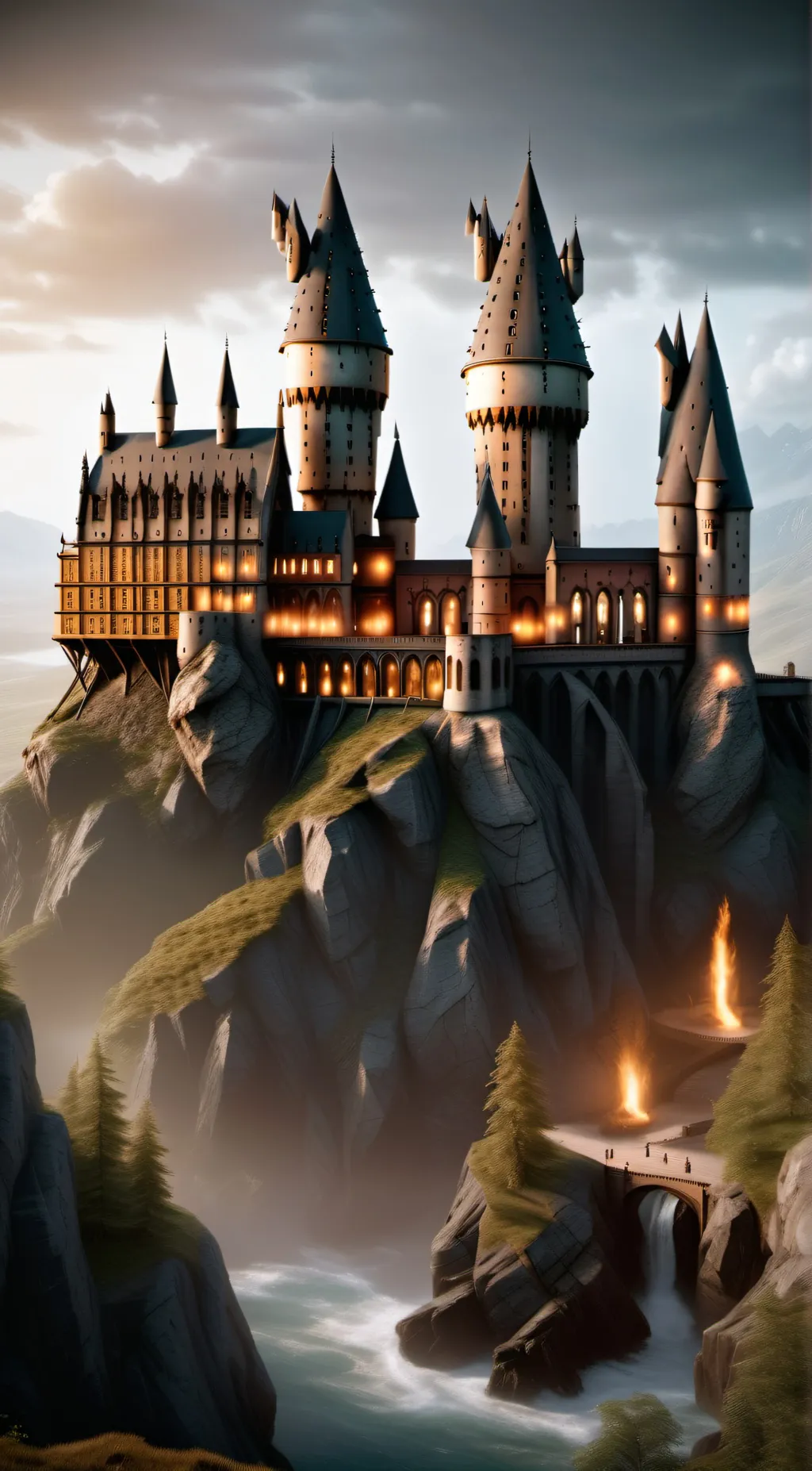 ai character: Hogwarts background