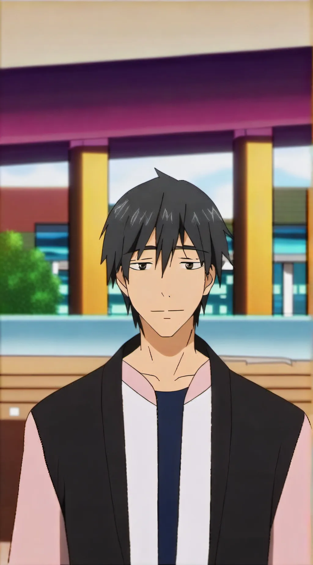 ai character: Mitobe  background