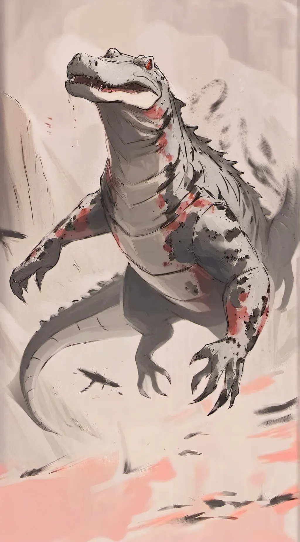 ai character: SCP 682 background