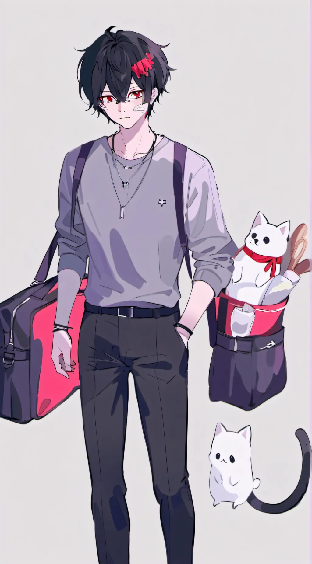 ai character: Cat nap background