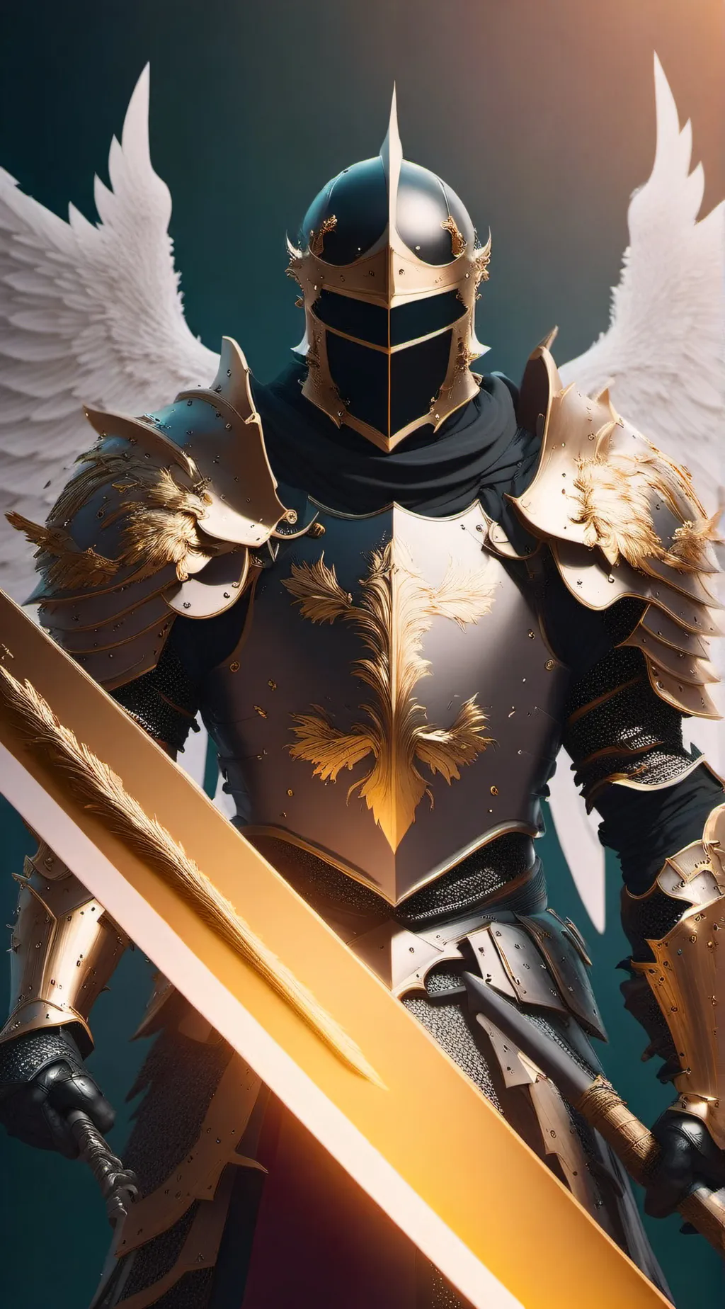 ai character: holy knight background