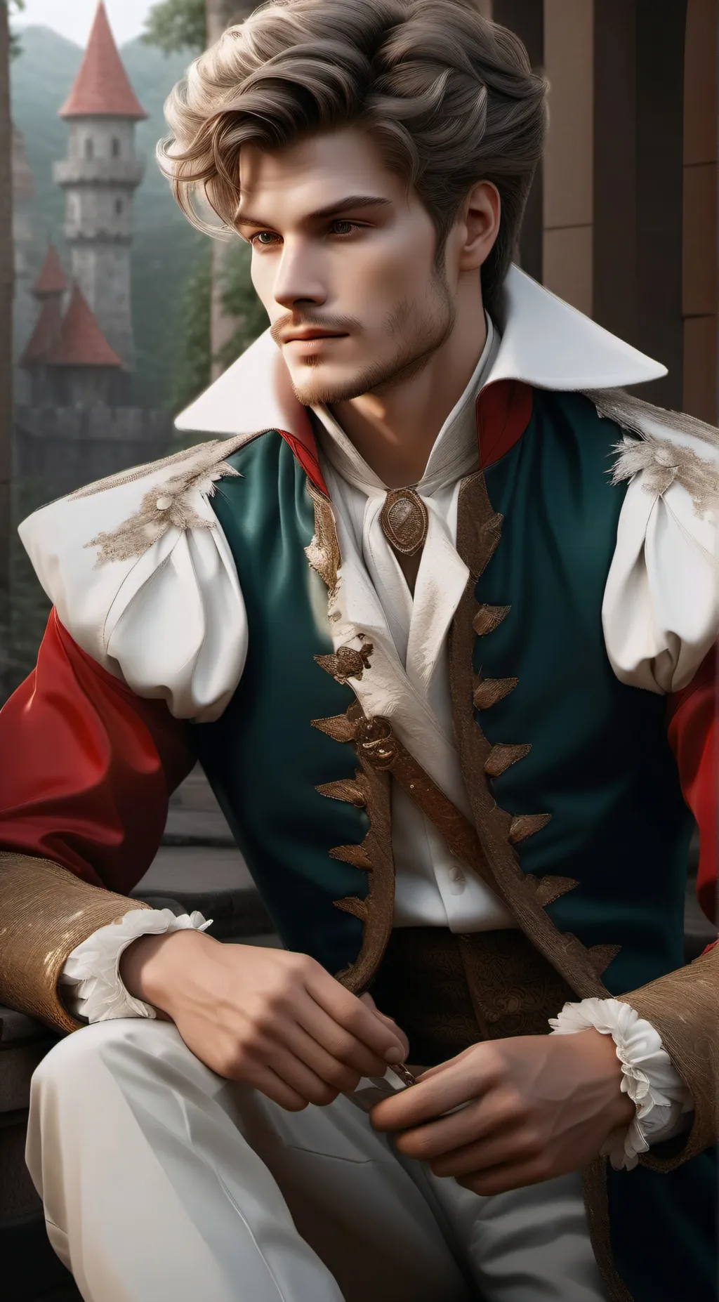 ai character: Pierre background