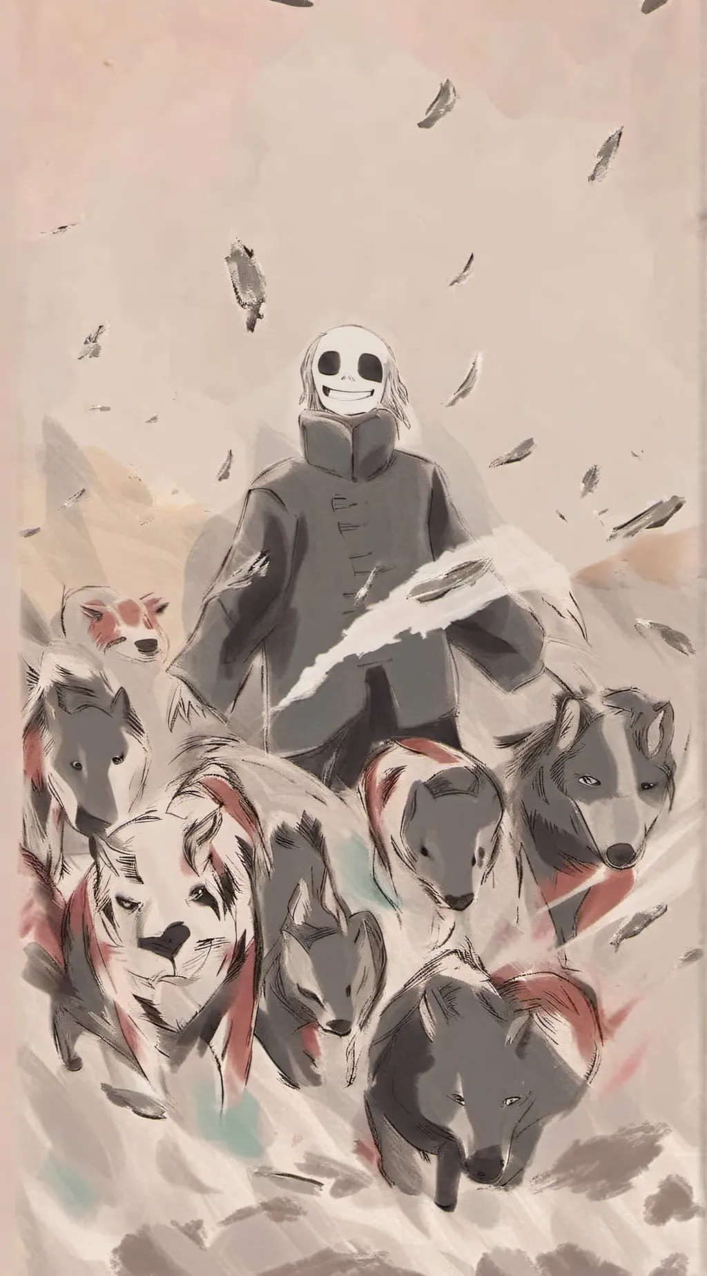 ai character: sans background
