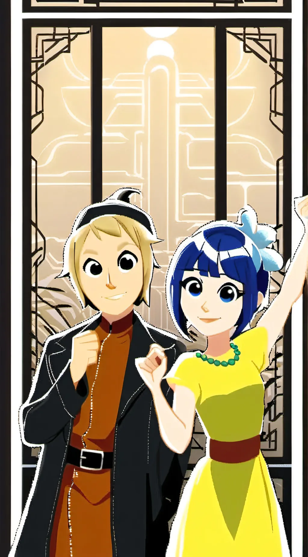 ai character: Joy background