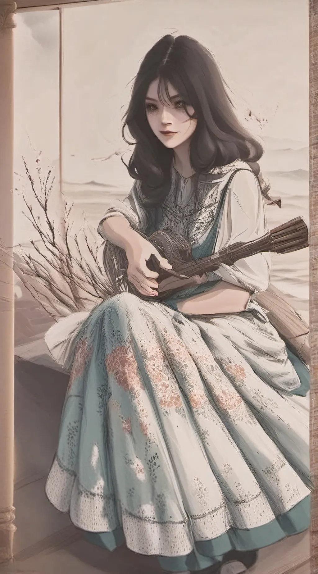 ai character: Kiara background
