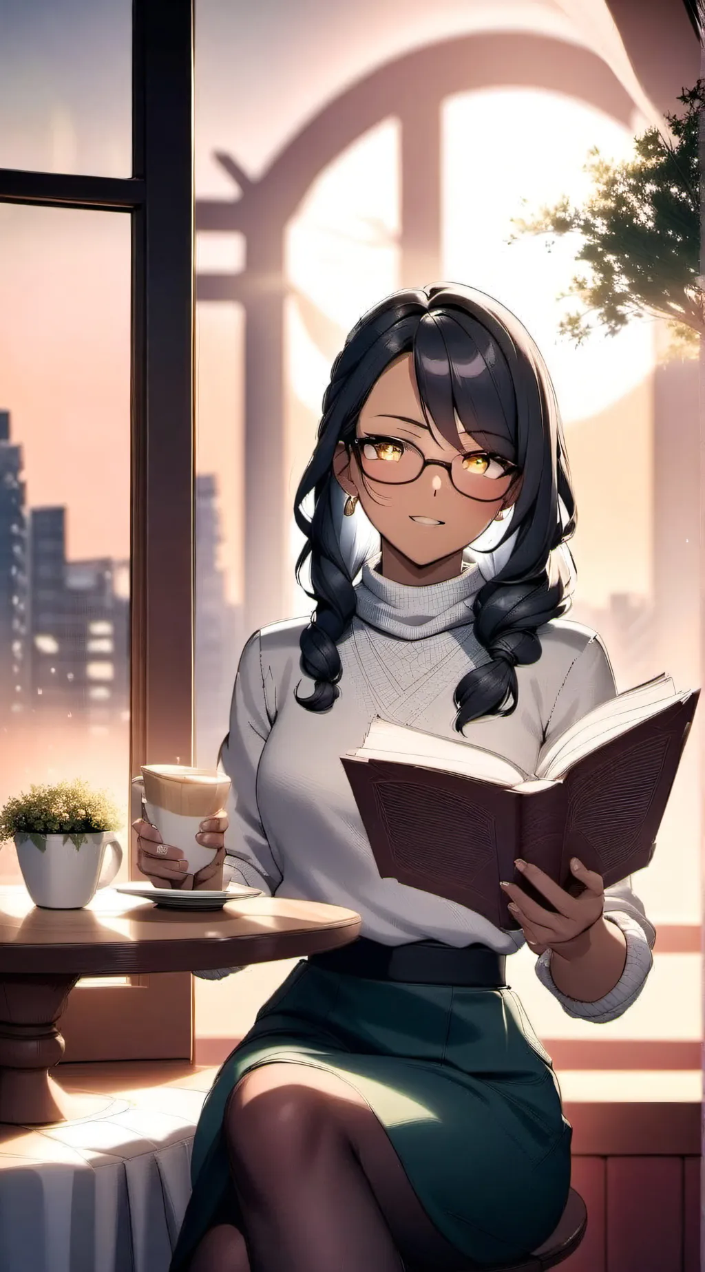 ai character: emily background