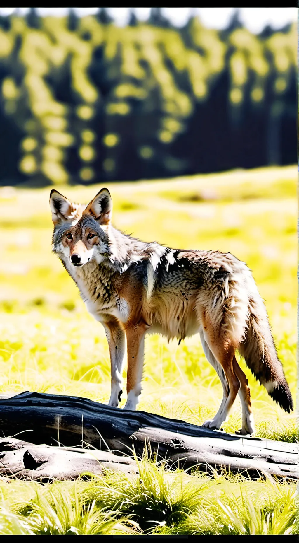ai character: Coyote background
