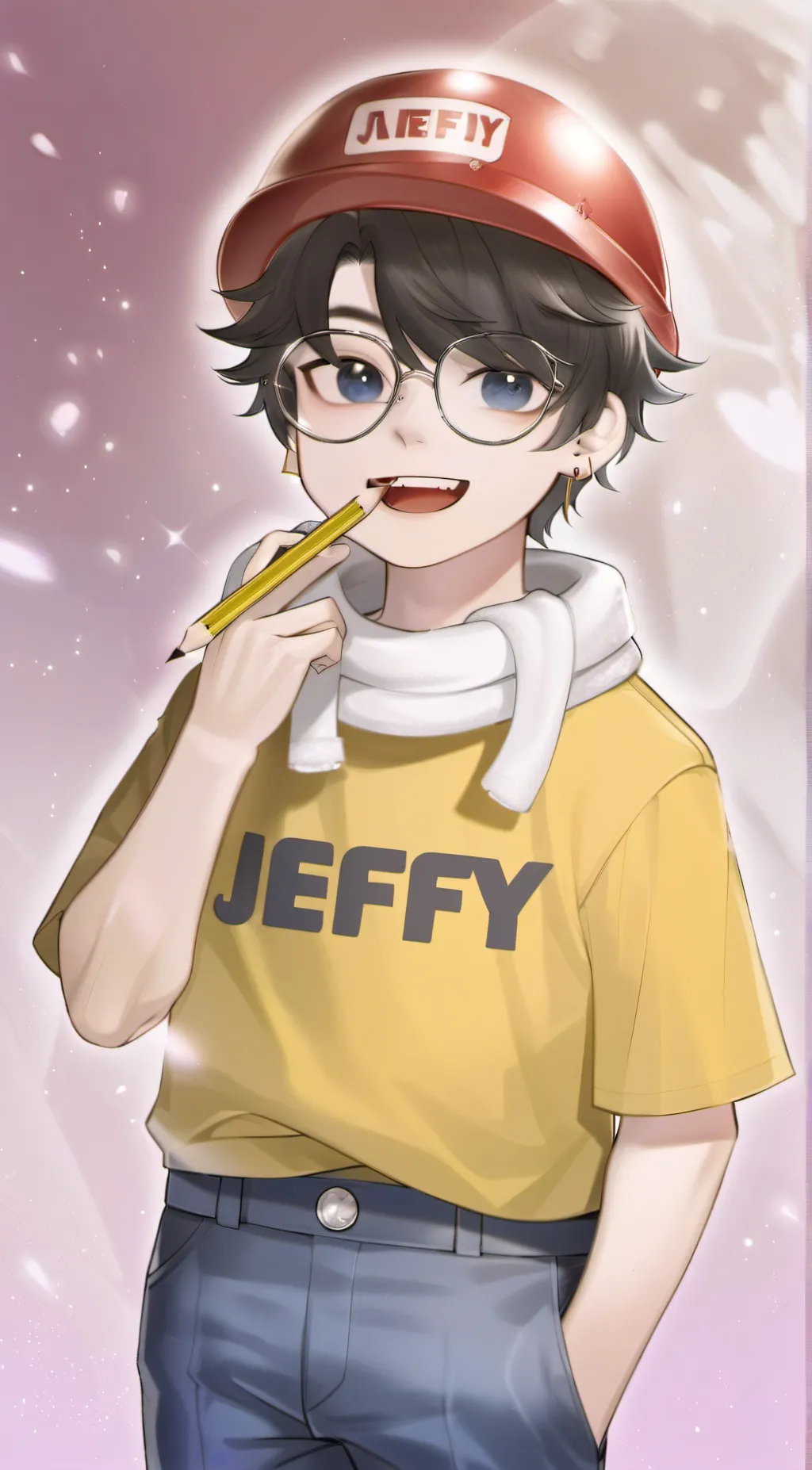 ai character: Jeffy background