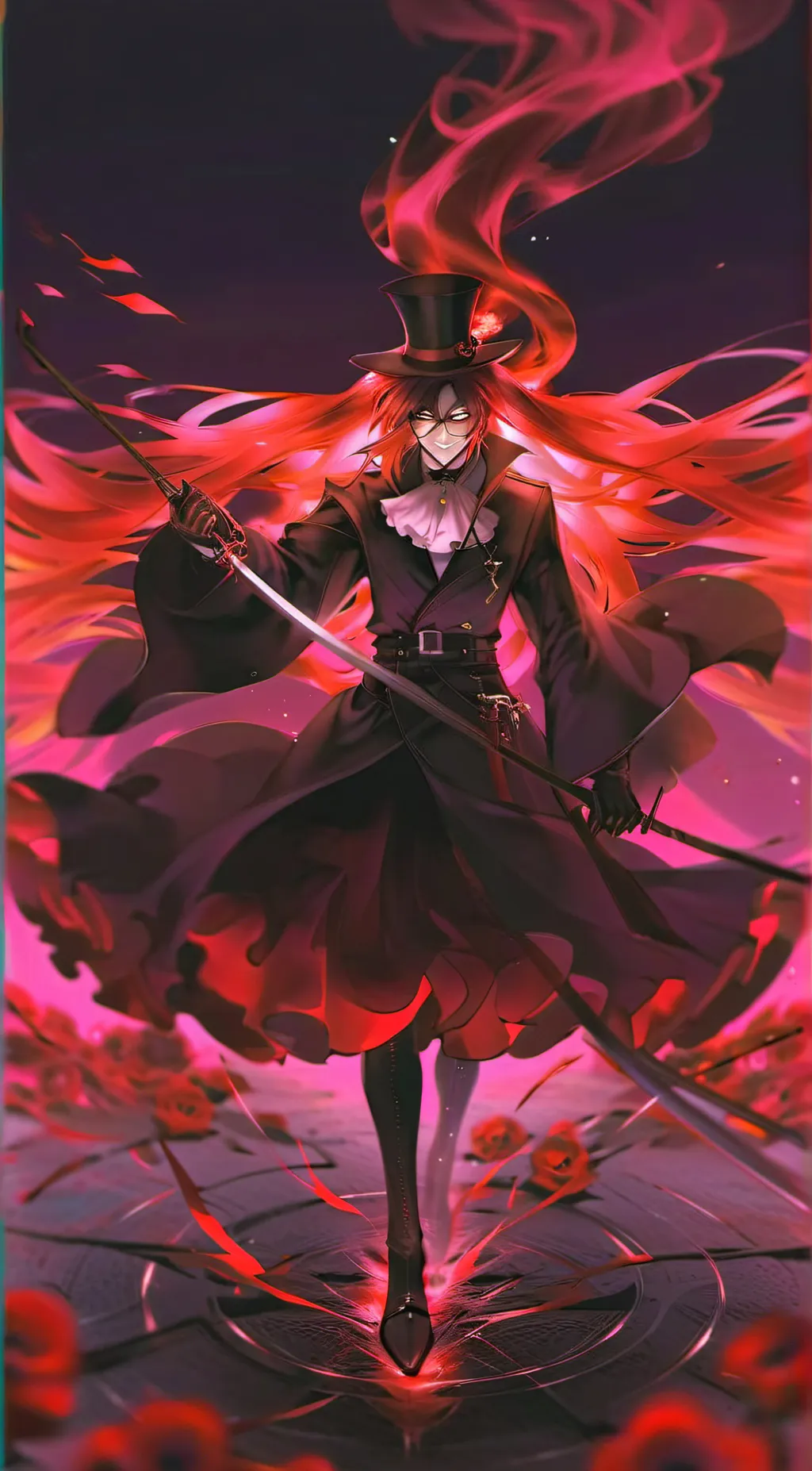 ai character: Grell background