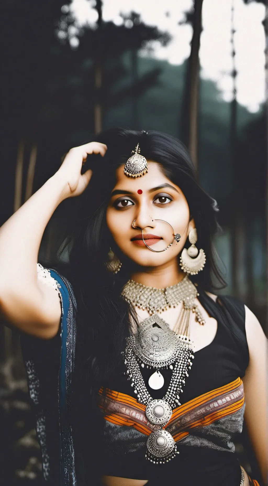 ai character: Desi Bhabhi  background