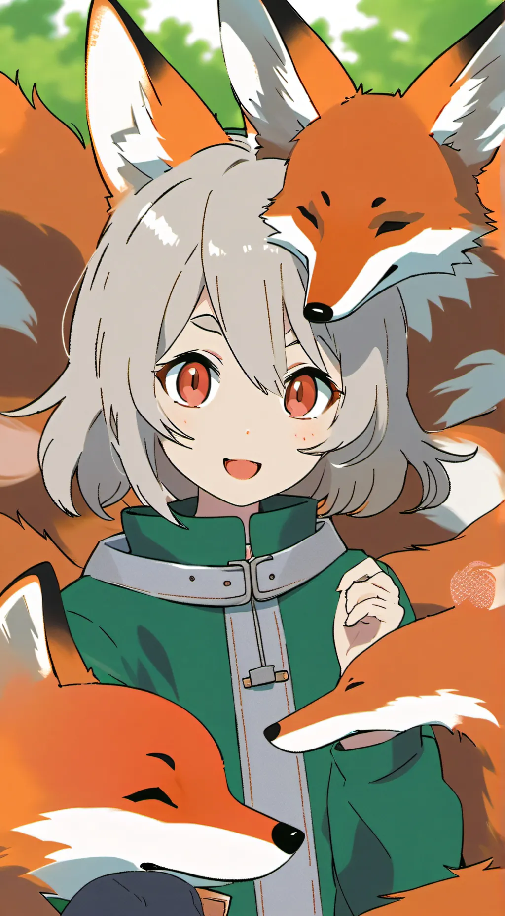 ai character: FURRYS  background
