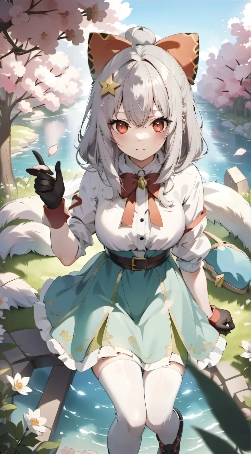 ai character: lilly background