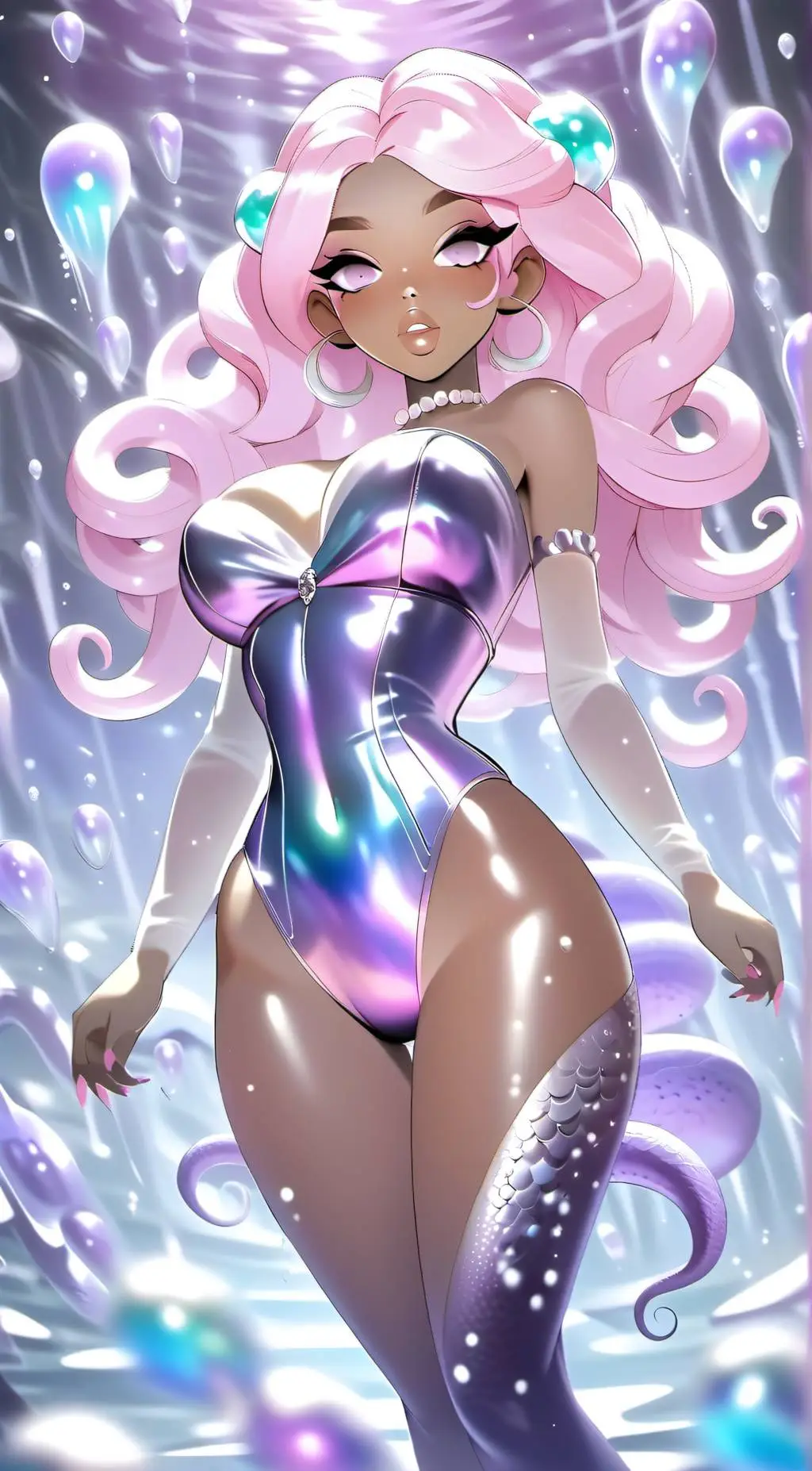 ai character: Aurora background