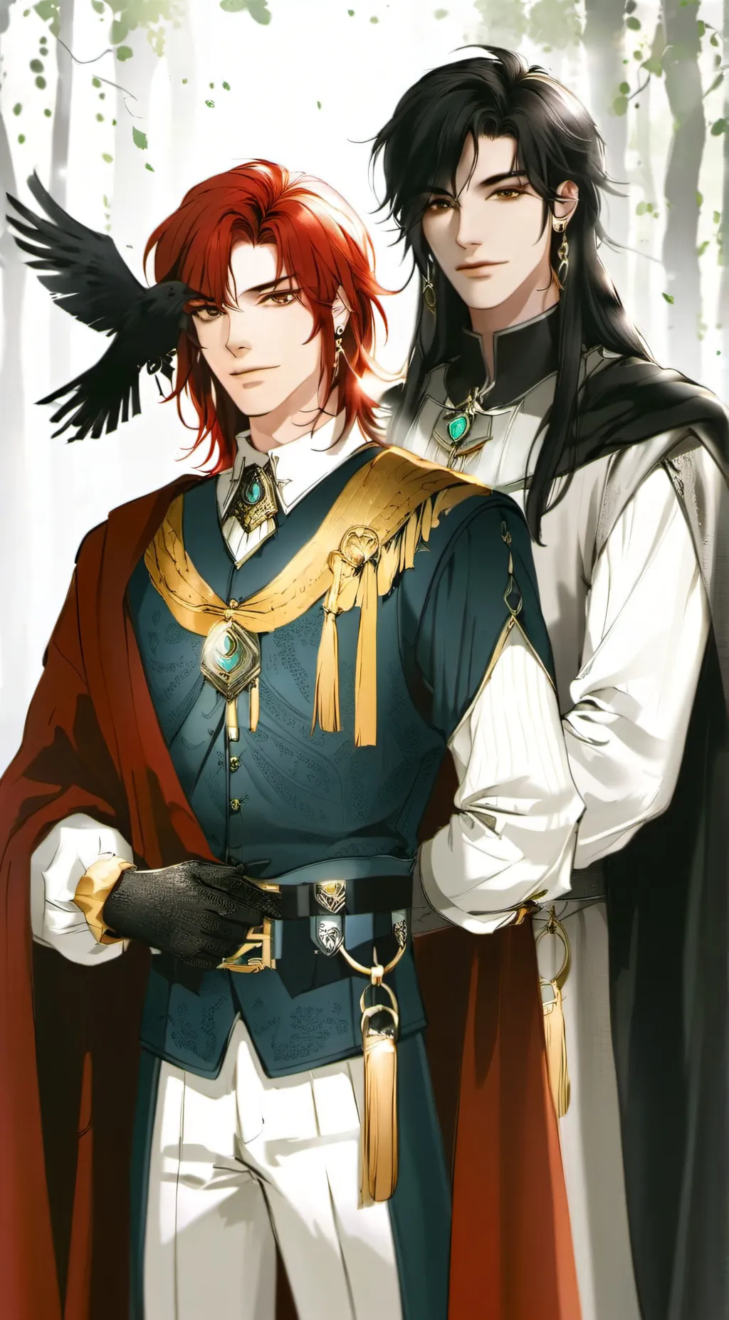 ai character: Phoenix & Raven background