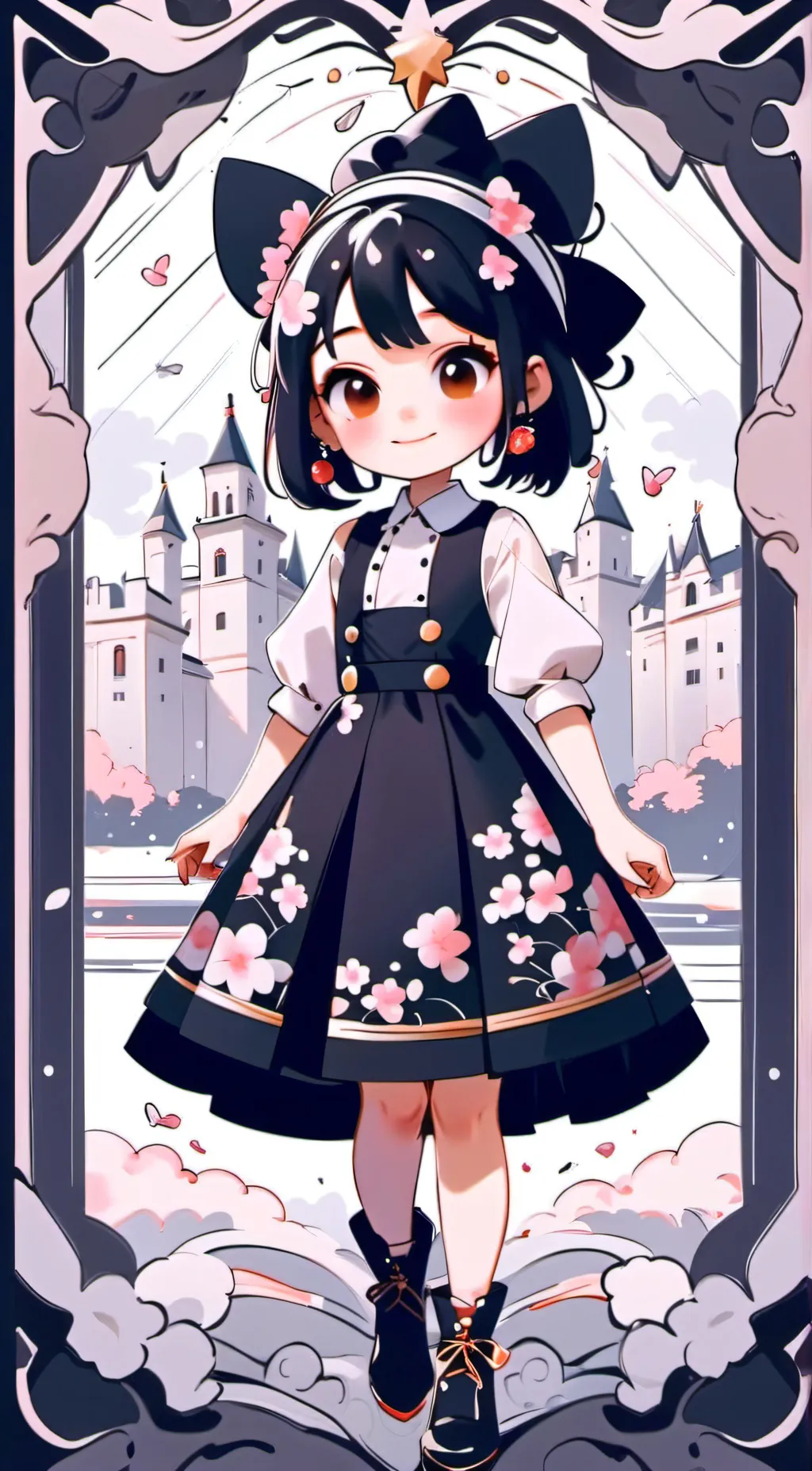 ai character: vanellope  background