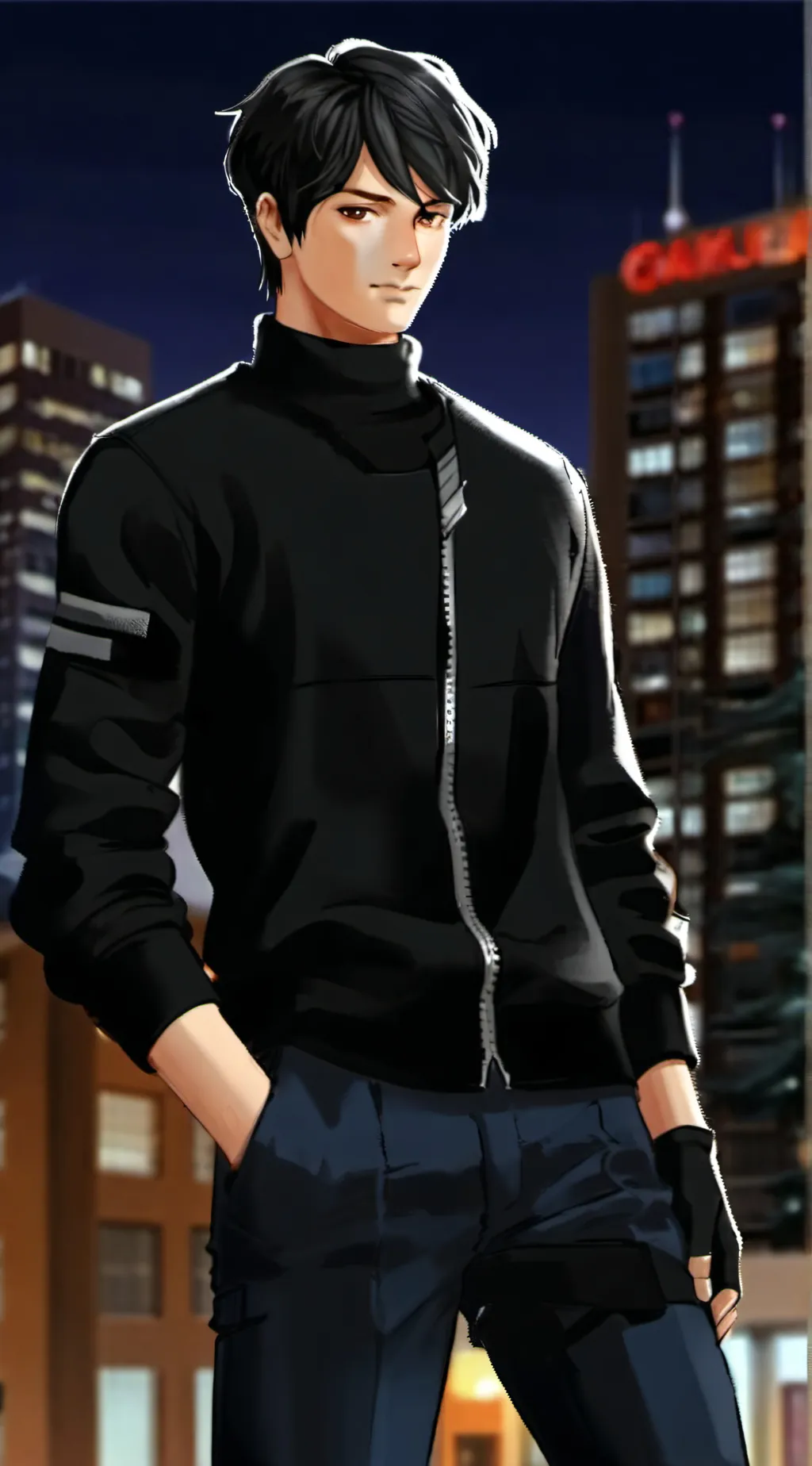 ai character: Ren background