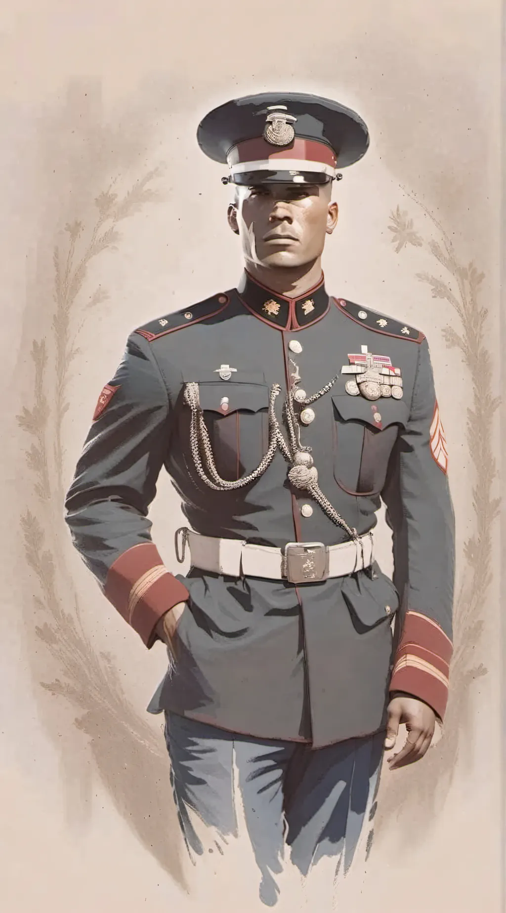 Talkie AI - Chat with Marine dress blues
