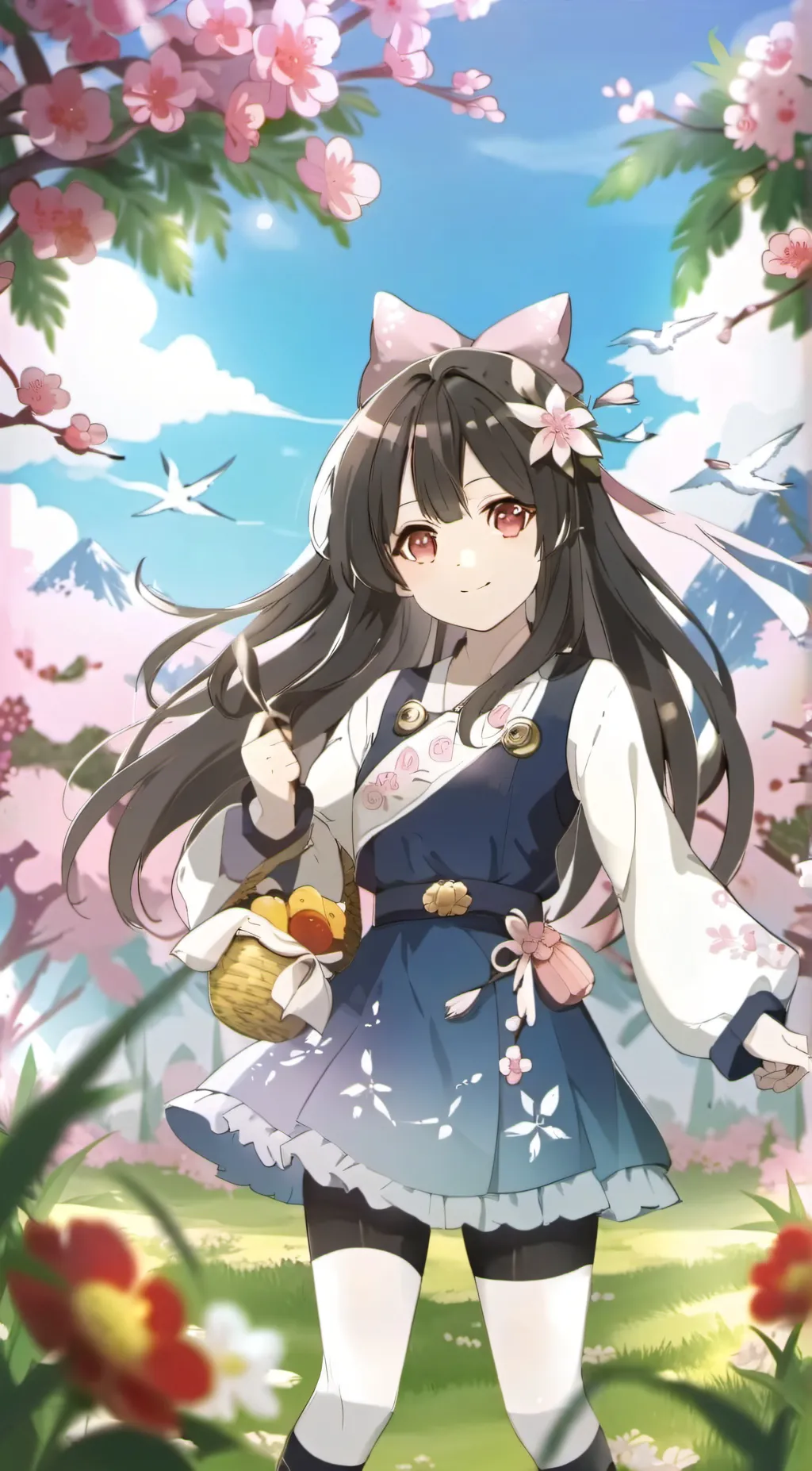 ai character: 🌸さくら🌸 background