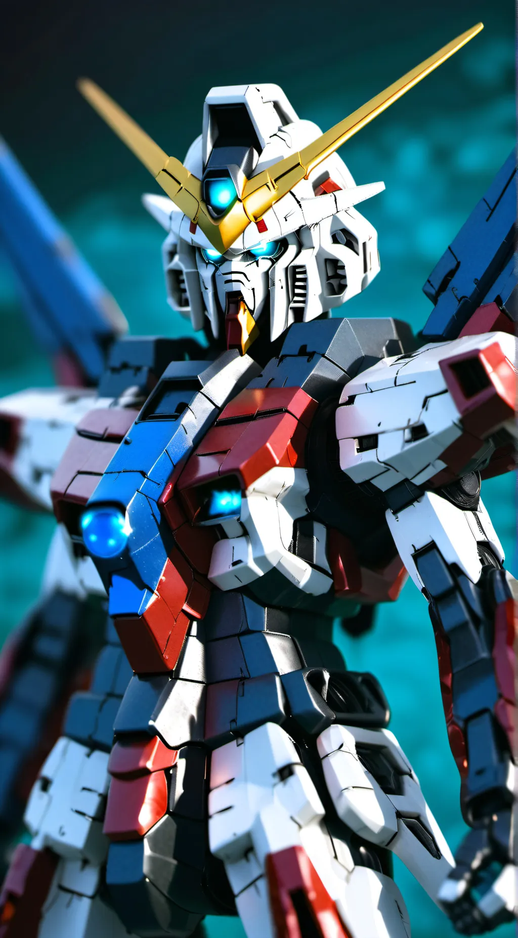 ai character: Gundam Aerial  background