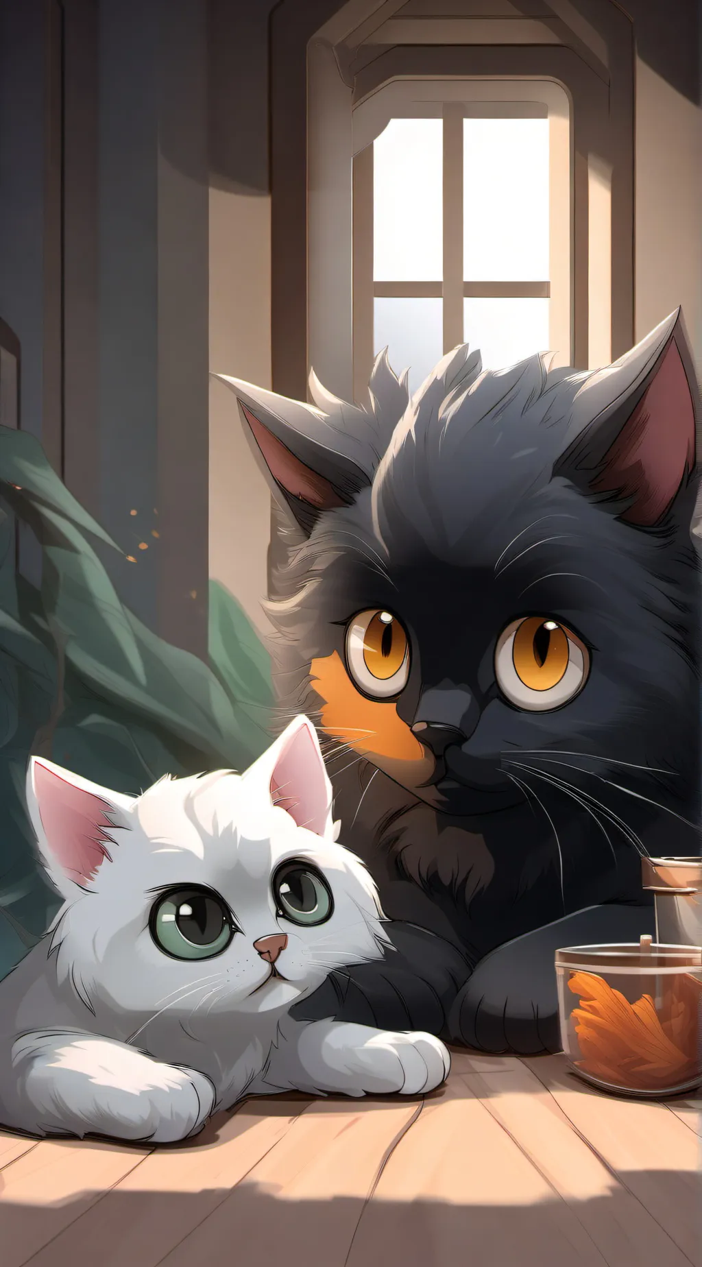ai character: kitty background