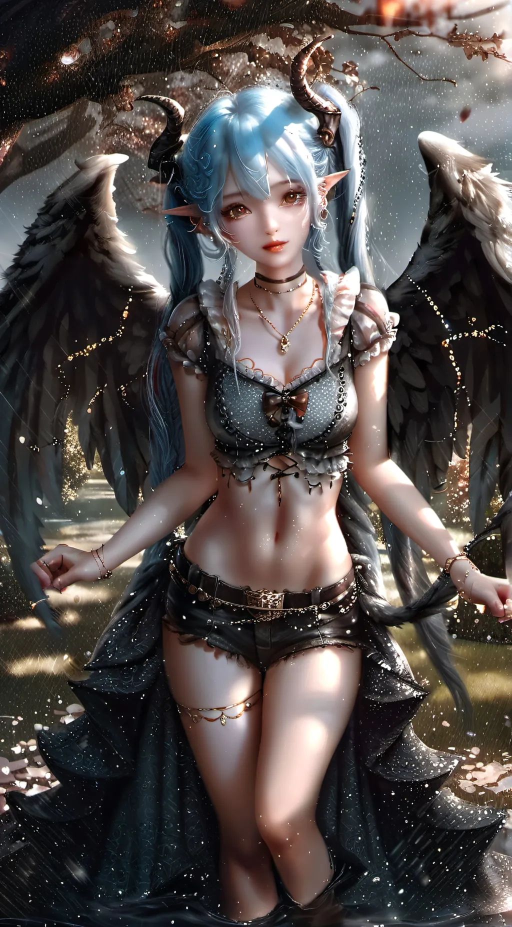 ai character: Ambrosia fairy  background
