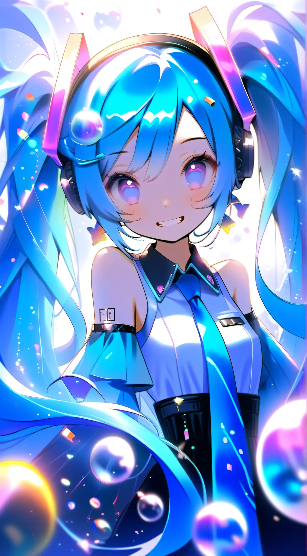 ai character: Hatsune miku background