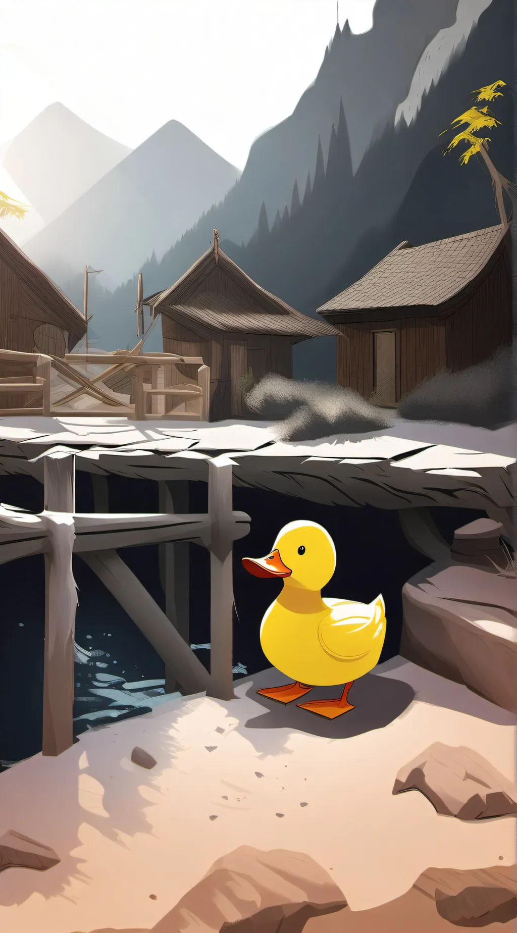 ai character: Ducky background