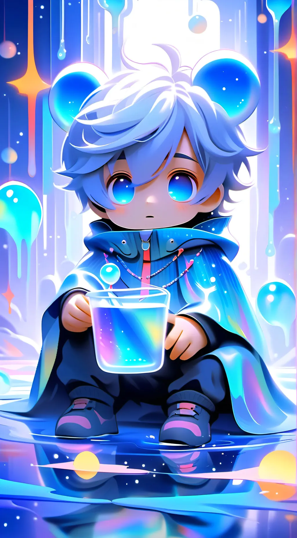 ai character: Adult to toddler background