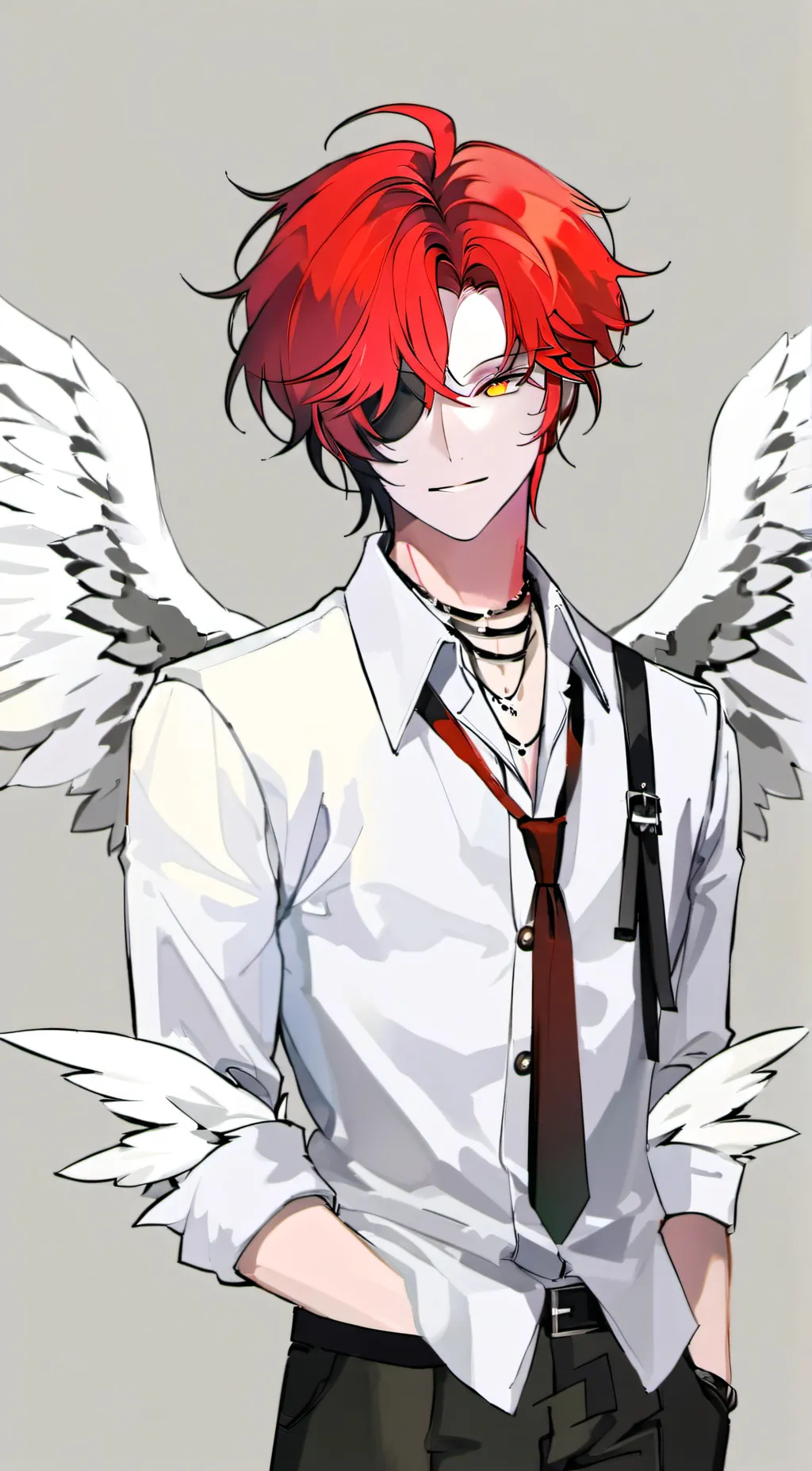ai character: Chuck Chicken background