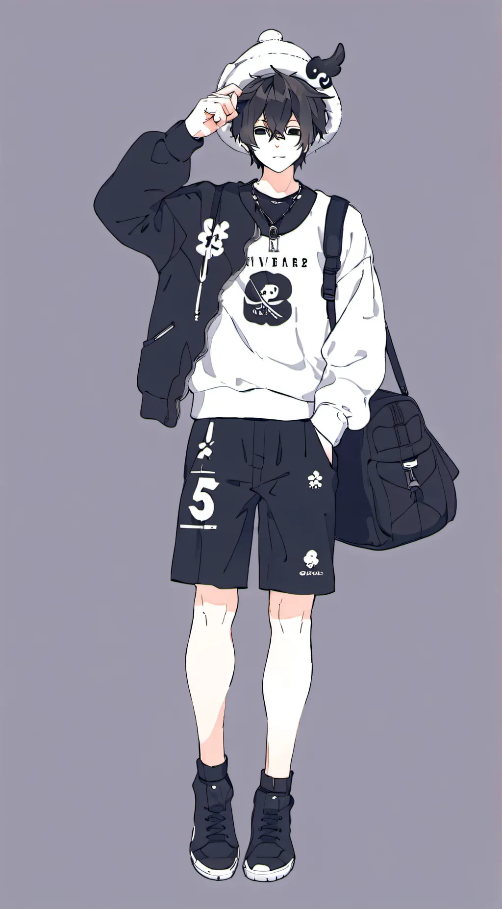 ai character: Thomas sleepover background