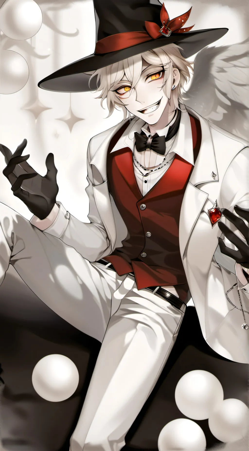 ai character: Lucifer background