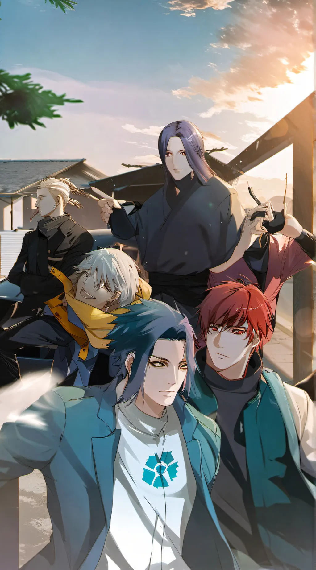 ai character: Akatsuki  background