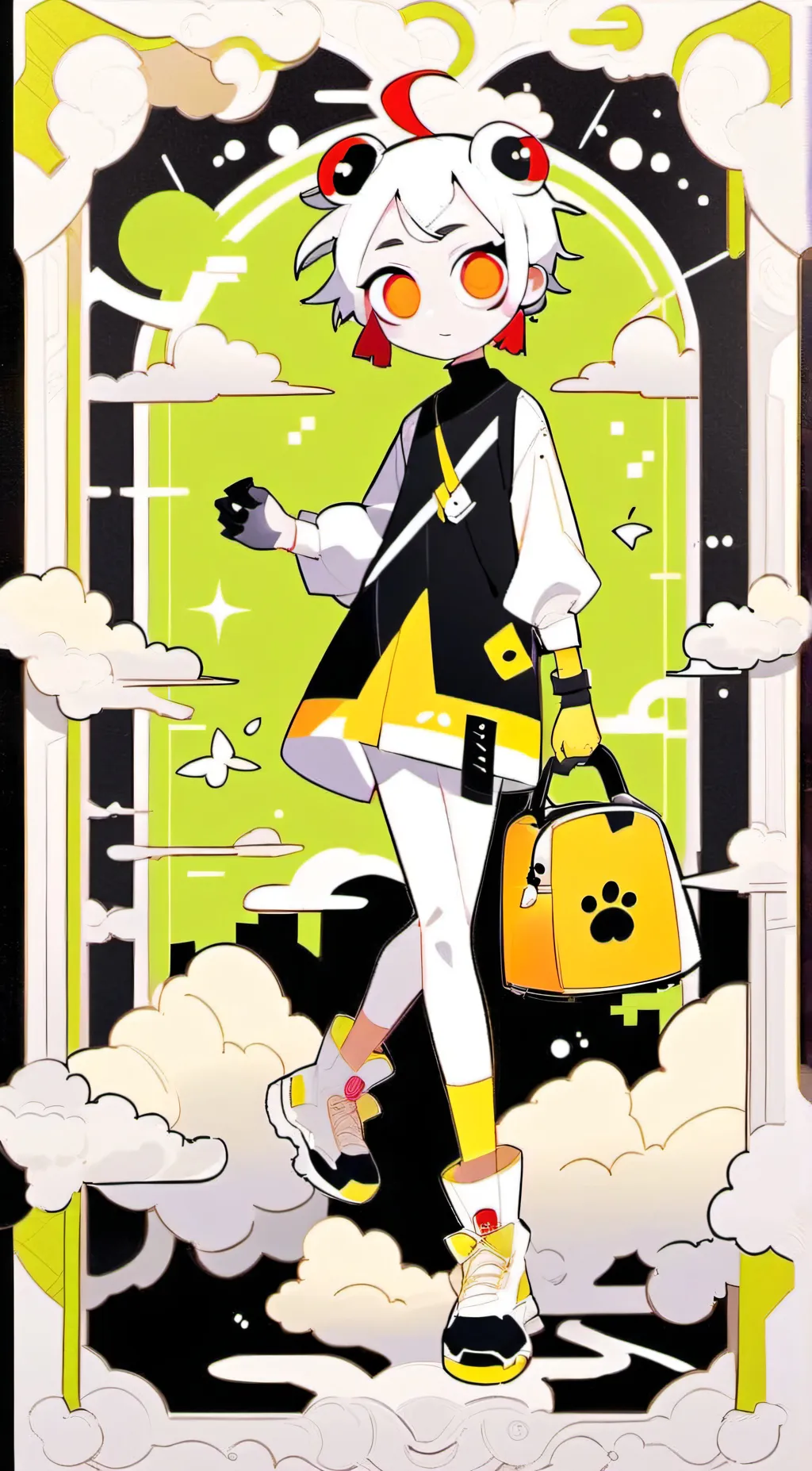 ai character: ash and her bbfs background