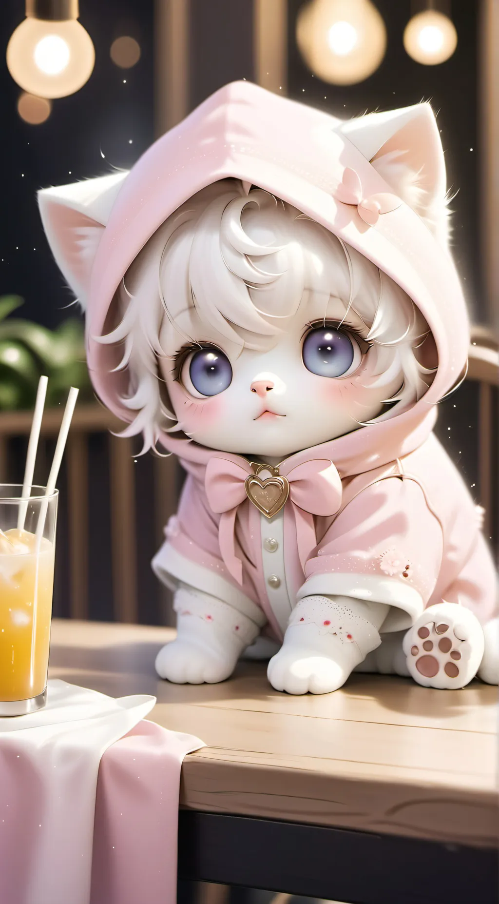 ai character: Kitten background
