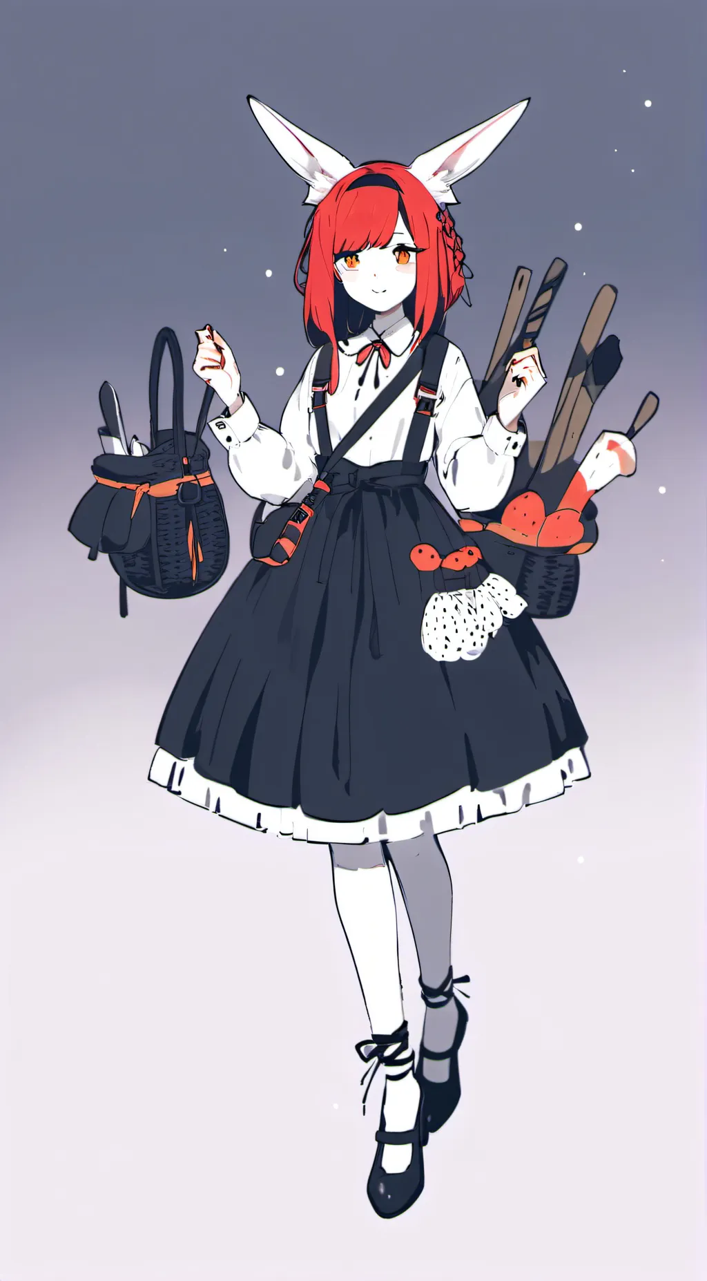 ai character: Flaky background