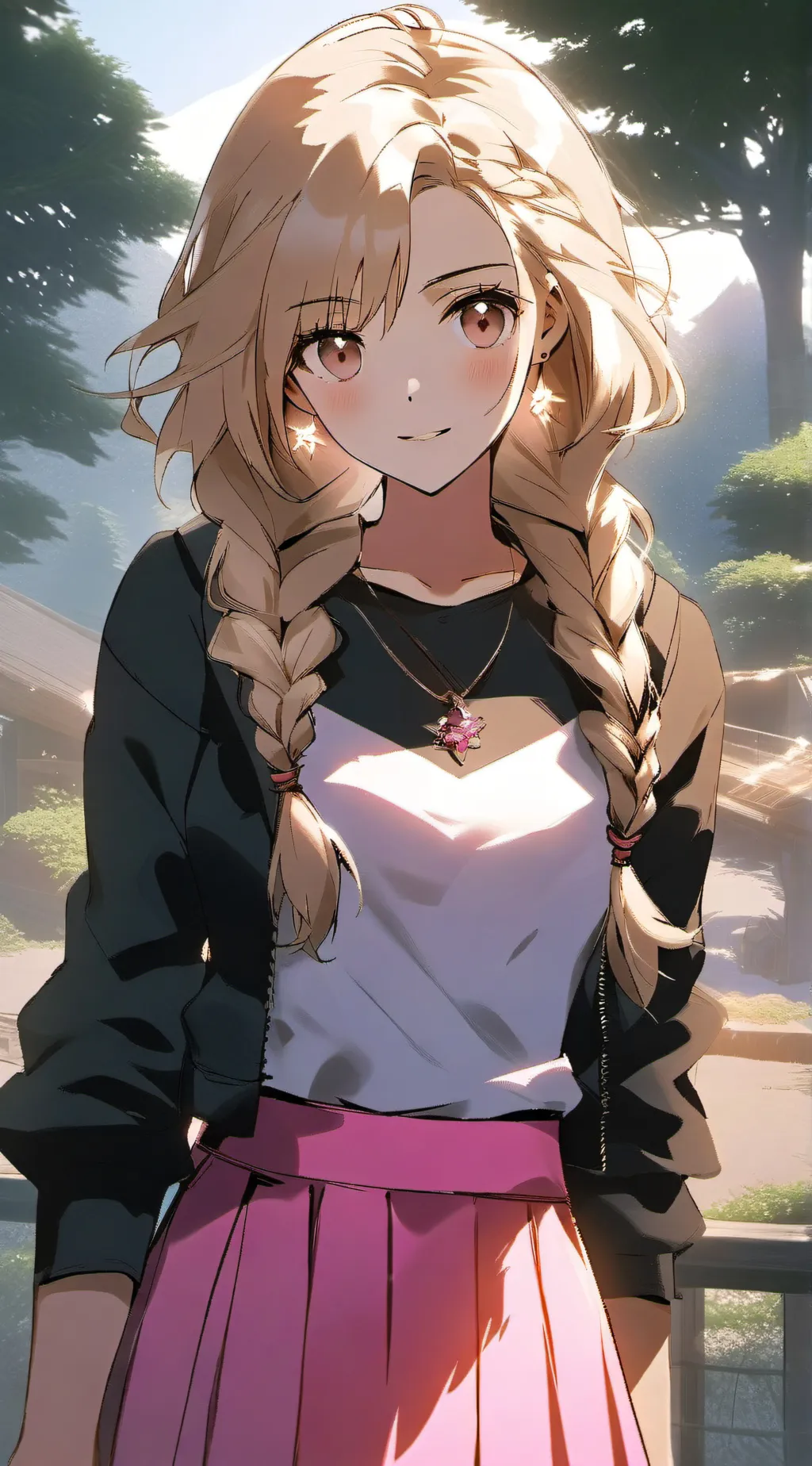 ai character: Aurora  background