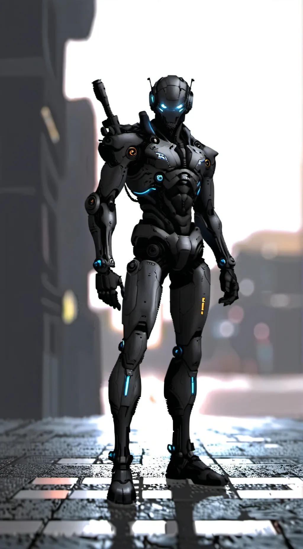 ai character: plunger csmera man background