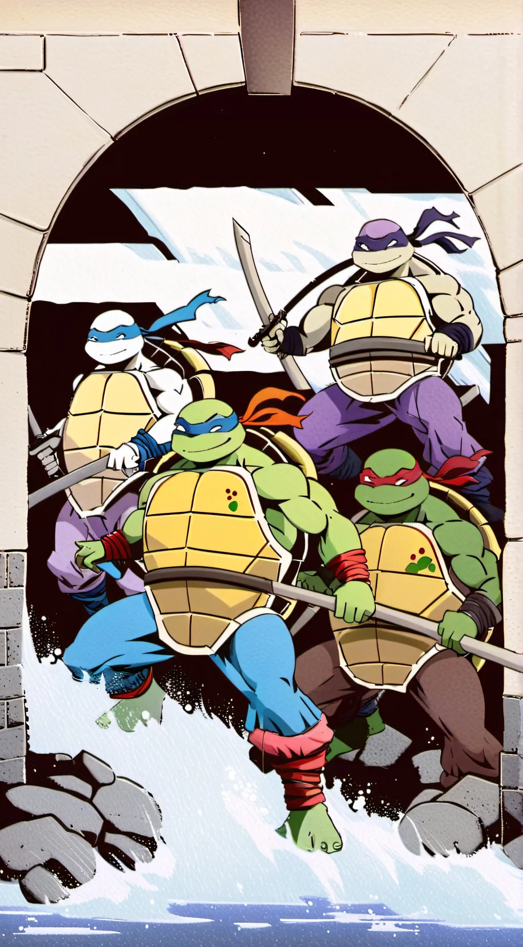 ai character: tmnt background