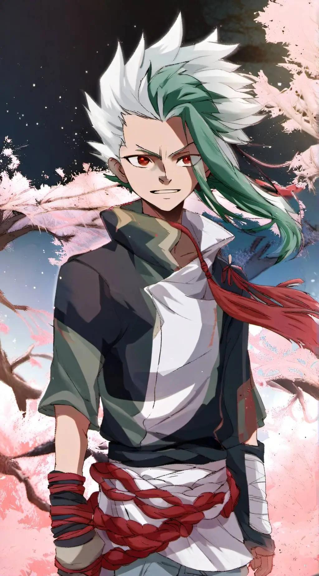 ai character: Dr stone background