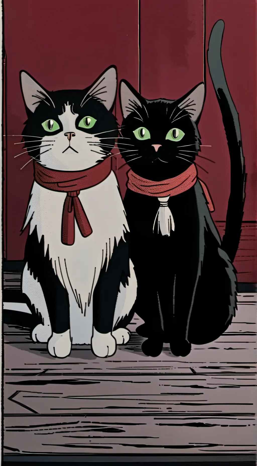 ai character: Ravenpaw + barley background