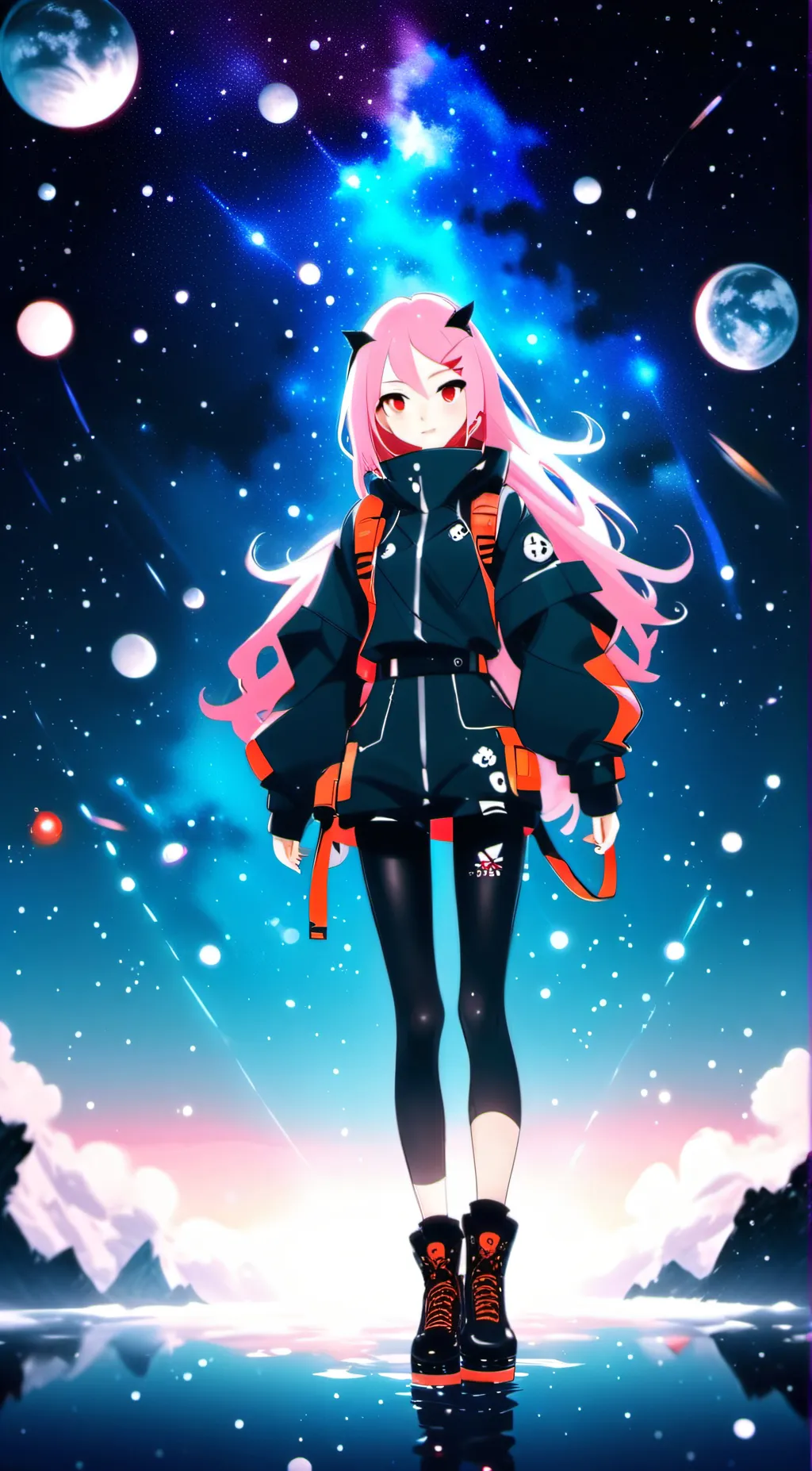 ai character: Luna background