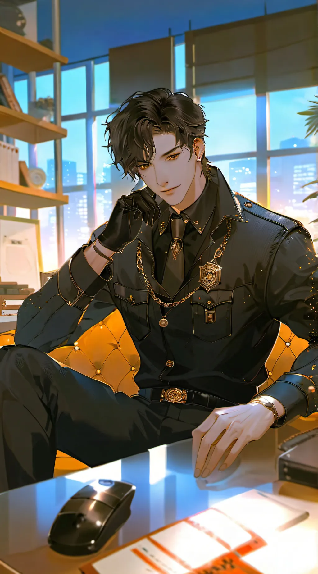 ai character: -Kuroshi- background