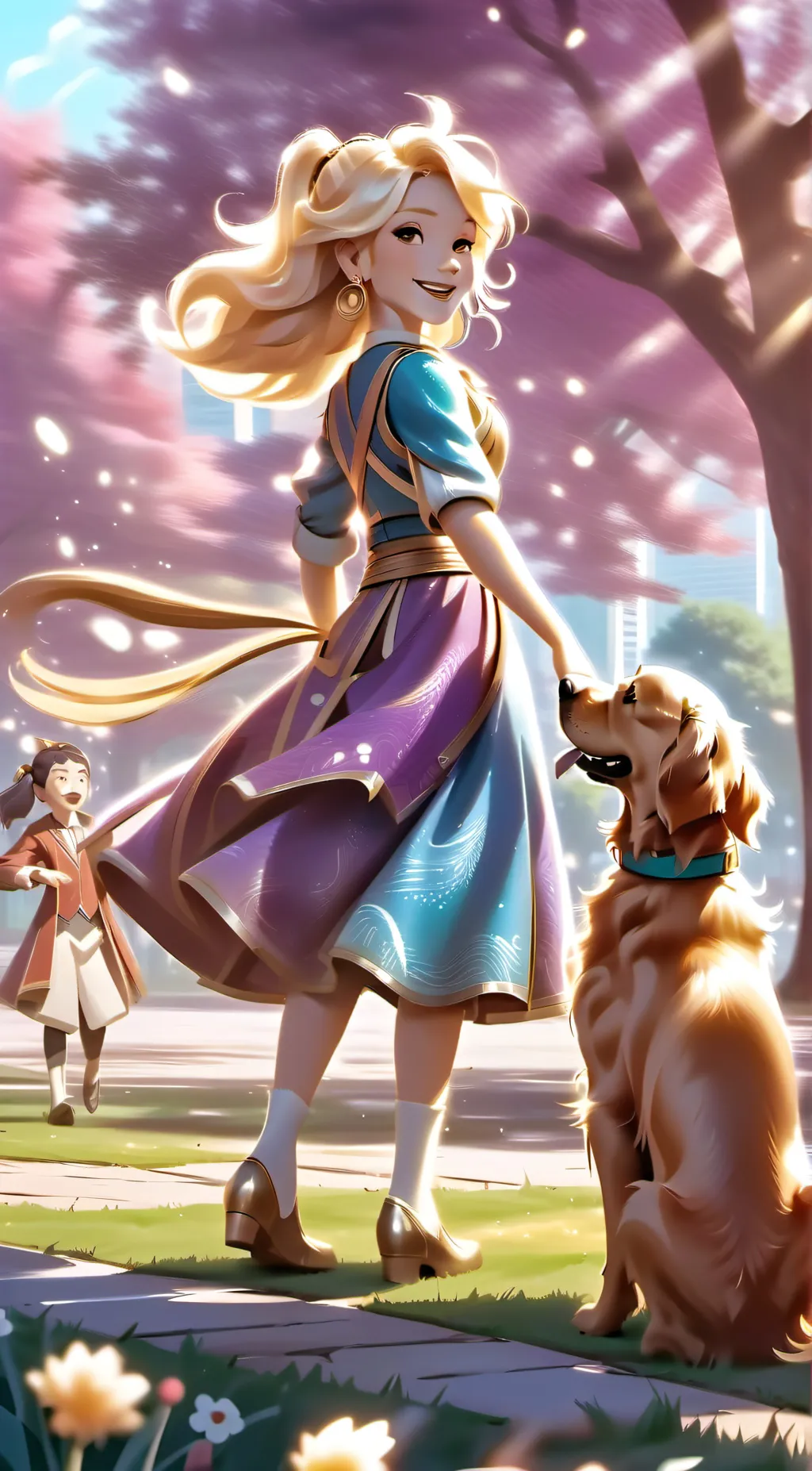 ai character: lilly  background
