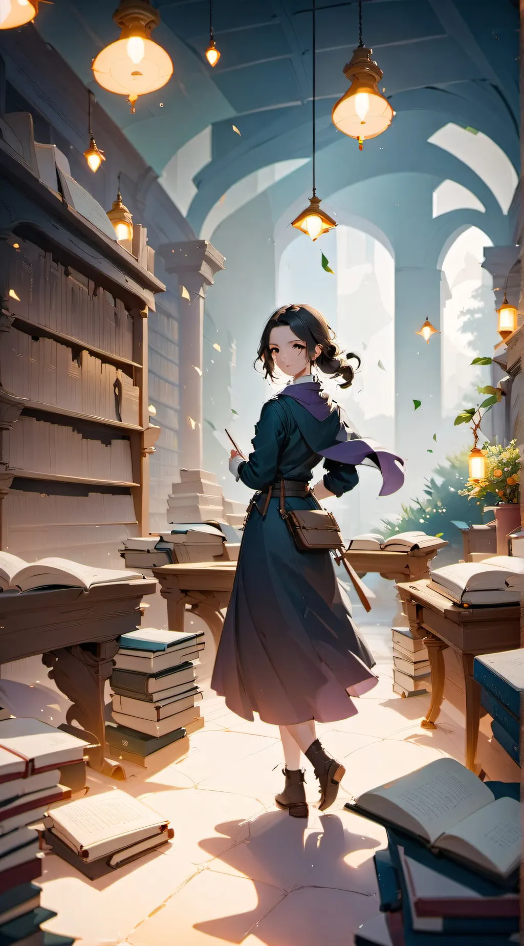 ai character: Victoria background