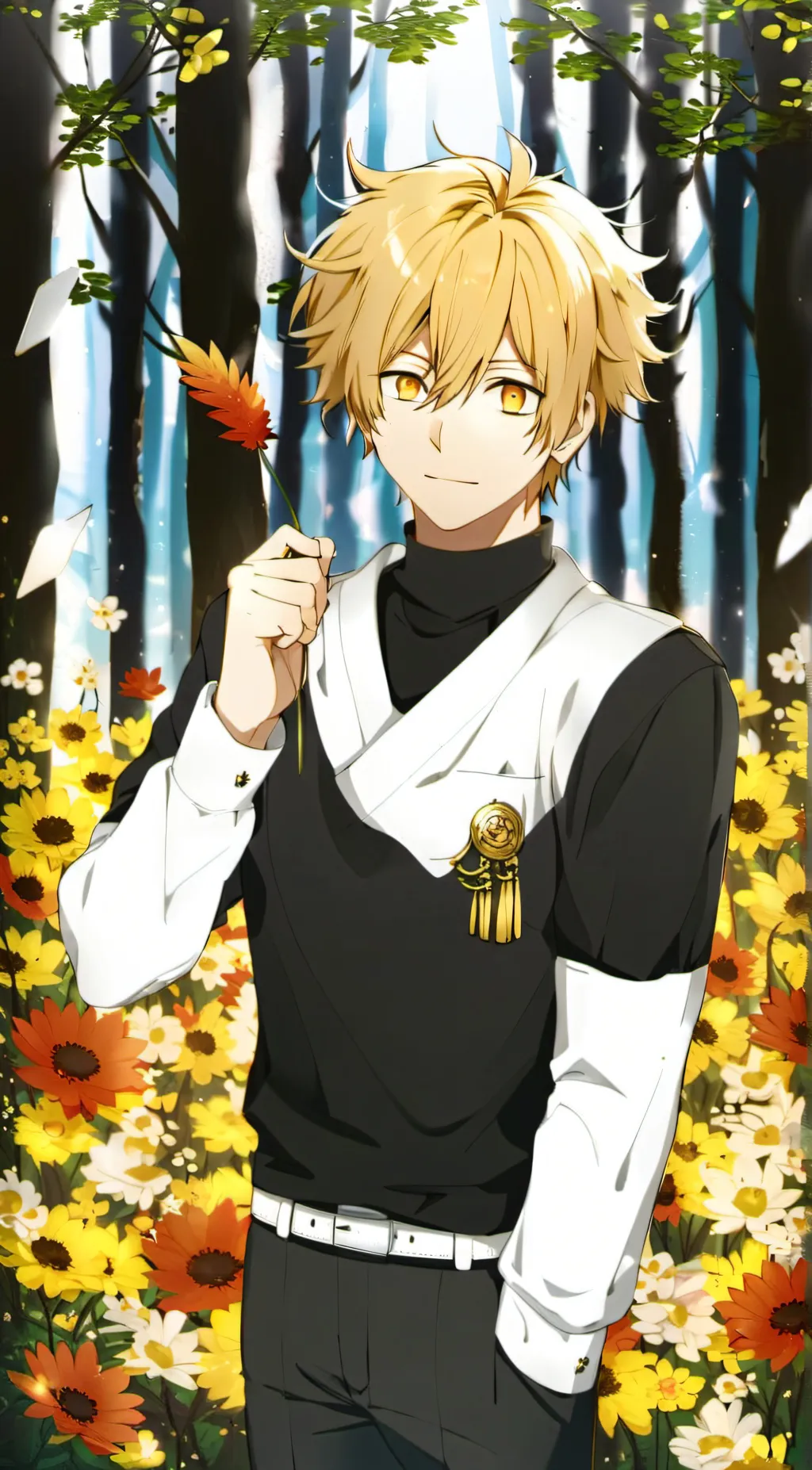 ai character: bakugou  background